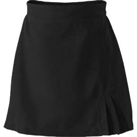 SE0180 Micro Fibre Skirt with Short - Black