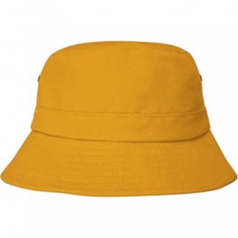 gold bucket hat